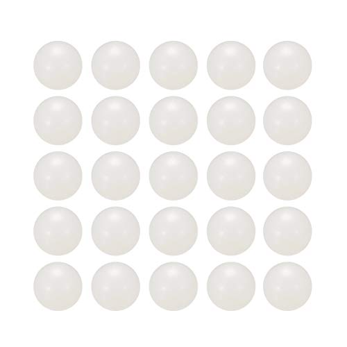 Image of uxcell 7 /16-inch PA Nylon Solid Plastic Balls, Precision Bearing Ball 25pcs