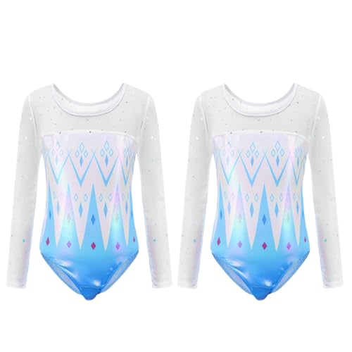 Ensemble justaucorps de gymnastique filles idée cadeau anniversaire 5-12 ans