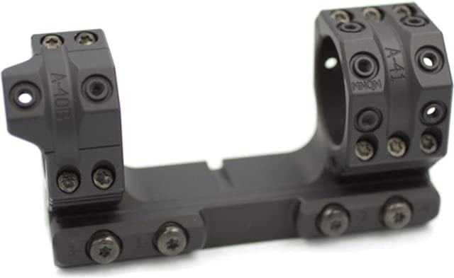 Spuhr 34mm Picatinny Rifle Scope Mount, 1.5 in, 0 MOA, Black, SP-4002C