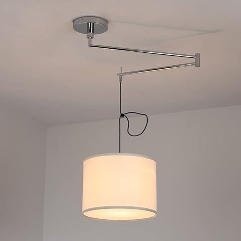 Lámpara Colgante B·LED BARCELONA LED Articulada con Brazo Cromado Cover