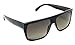 My Shades - Classic Old School Flat Top OG Retro Square Sunglasses (Black, Gradient Smoke)