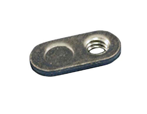 Single Tab Weld Nut with Target - Spot Weld Nuts 1/4-20 - Weld Nuts Spot Offset Hole