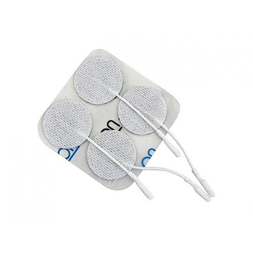 Originali Globus Globus G0451, elettrodi Conf. 4 facciali 32 mm Unisex Adulto, Bianco