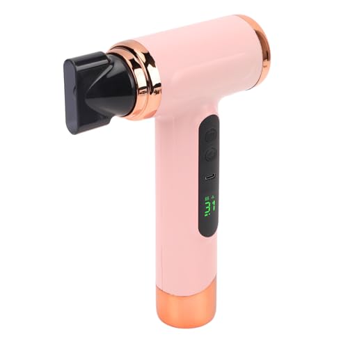 TIKATARER Secador de Pelo Inalámbrico, ABS Portátil de Viaje Secador de Pelo Recargable 200 W Soplado Frío Caliente, 15600 MAh Ligero de Inalámbrico para Viajes (Enchufe de la UE)