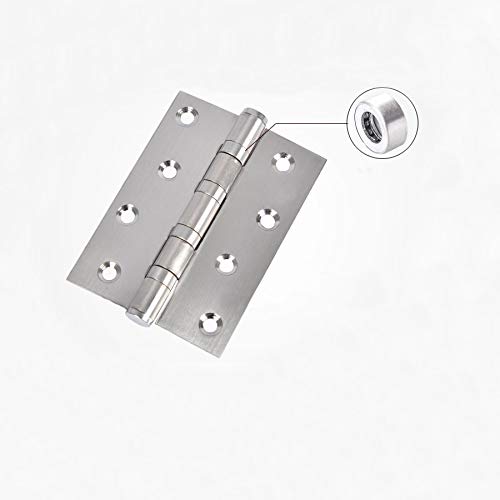 Togu 4Bb Stainless Steel 304 Ball Bearing Door Hinge 4-Inch X 3-Inch With 2.5Mm Thickness Interior Door Hinges For Residential And Commercial Use,Wooden Doors,Metal Doors,Satin Nickel,3 Pack #TOP2