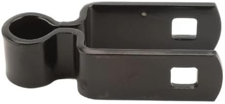 1 1/4 Square Female Gate Hinge Black Hot Dip Galvanized Steel 5/8" Pintle (Pack of 2)
