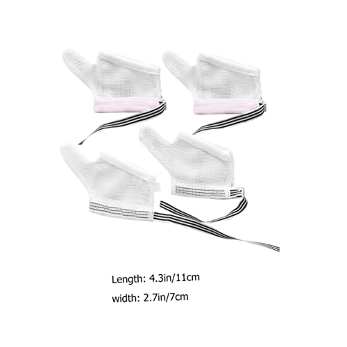 2pairs Adjustable Thumb Sucking Guard for Boys and Girls Gloves Mesh Design Eczema Essential2