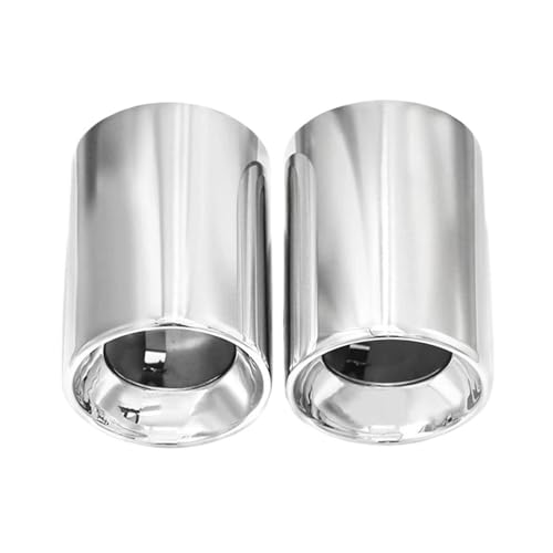 Buse d'échappement pour BMW X1 F48 2016-2021 en acier inoxydable 304 couleur argent 2 pièces
