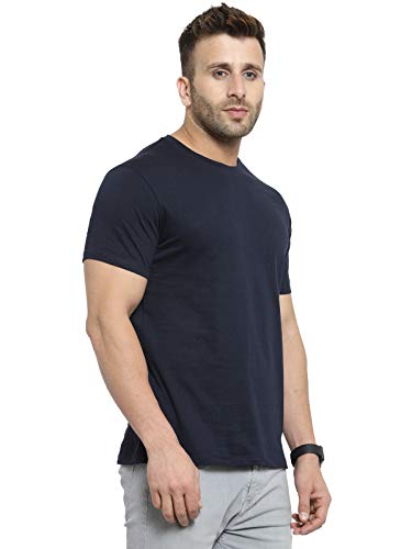 Image of Scott International Biowash T-Shirts for Men's & Boys- Round Neck, Half Sleeves, Cotton, Regular Fit, Stylish, Branded Solid Plain Tshirt for Men- Ultra Soft, Comfortable, Lightweight T-Shirt