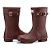 Hunter Women's Original Short Rain Boots, Dark Purple, 8 Medium