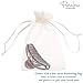 Parcelona French Rain Drop Small 2 3/4 Inch Celluloid Shell Claw Jaw Hair Clip for Fine Hair Types (Shell)