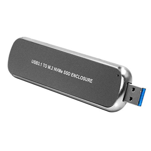 Caja externa para disco SSD M.2 USB 3.1 gris miniatura 1