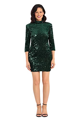 brandon maxwell green shirt dress Dundas Strapless Sequined Mini Dress – Runway Catalog main image 0