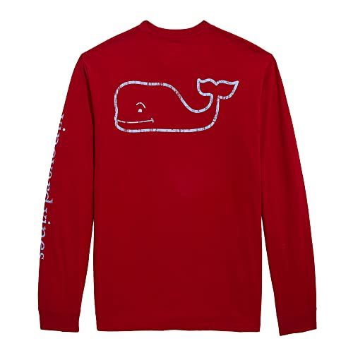 Image of vineyard vines Men's Long Sleeve Vintage Whale Pocket T-Shirt