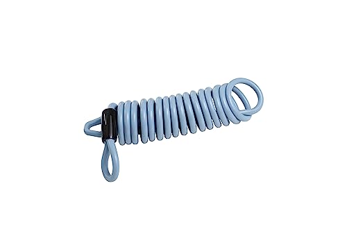 Câble antivol vélo rétractable et compact CROPS Q5-COCON bleu 1,8 m