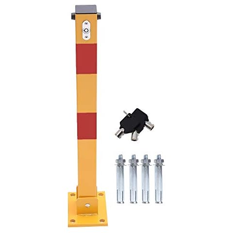 KATSU Lockable Fold Down Parking Barrier Post Cover