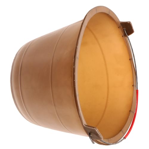 Homoyoyo Secchio Di Plastica Portatile Per Cemento e Sabbia Design Robusto Con Maniglia Per Confezione