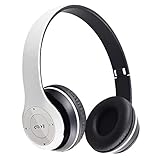 EWODE Bluetooth Headphones Wireless Rechargeable Super Bass Over-Ear Headphones. Volume Control for Kids. Compatible with Apple and Android. Foldable and Lightweight with Built-in Mic