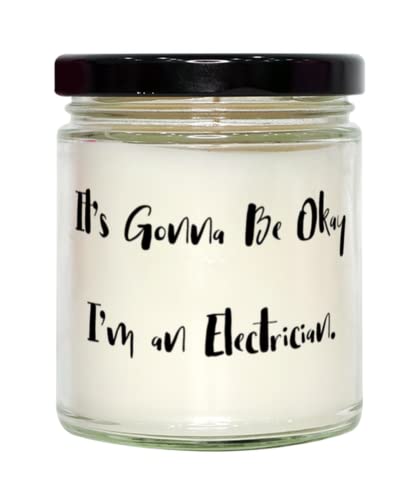 Gag Electrician Gifts, It's Gonna Be Okay I'm an Electrician, Electrician Candle from Team Leader, Electrician Mug, Electrician Tools, Customized Electrician Shirt, Electrician Keychain, Personalized