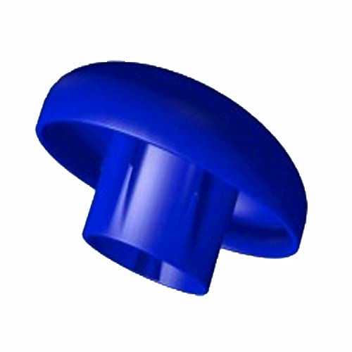 Andreas Dell Trampolin Endkappen 8 x Stangenschutz Blau für Schaumstoffrohr Stangen Pfosten Netz Aussen 50mm Innen 28mm für Stangen