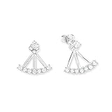 ausgefallene silberne ohrringe Anlaufgeschützt dank hochwertiger Rhodiumbeschichtung