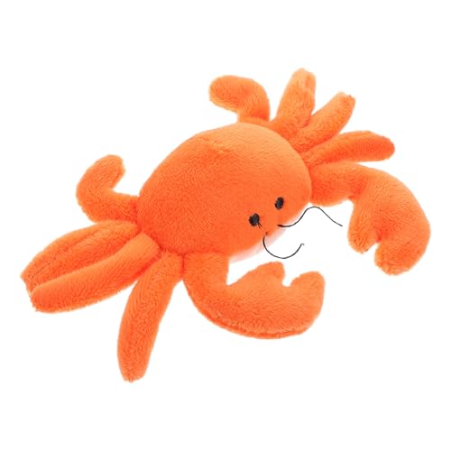 Warmhm Magnete da Frigorifero Granchio in Peluche Animali Marini Decorazione Magnetica Portatile per Frigorifero e Armadietti Statuette di Animali Oceanici per Casa e Ufficio