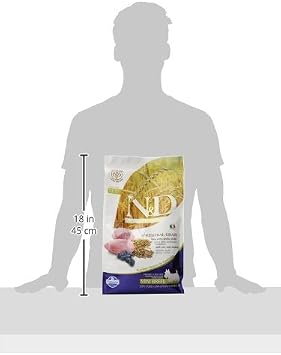 N&D Ancestral Grain Dog Lamb, Boneless Wheat, Oats & Blueberry Adult Mini 2.5 kg