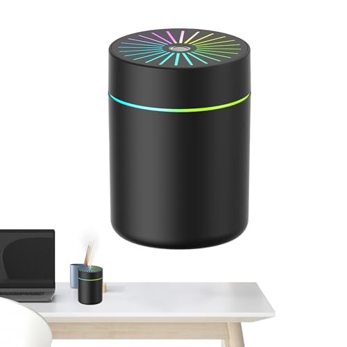 Humidificador pequeño – Humidificador de plantas pequeñas de 0.5 L – Filtro de purificador de apagado automático, temporizador de apagado automático, difusor para casa, viajes, guardería, hotel, baño