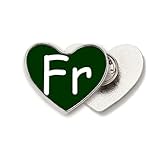 francia monete africa Classificazione: Pettorale Simplistic Francia Moneta Simbolo FRF Cuore Metallo Pin Spilla Clip Love