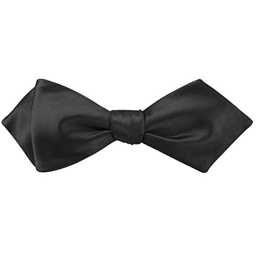 Guuniee Men's Exquisite Woven Silk Self Bowtie Solid Diamond Bow Ties #TOP3