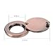 Peephole Cover, Peep Hole Covers for Door - Home Security Privacy Protection with Self-Adhesive Installation Tools（Silver）