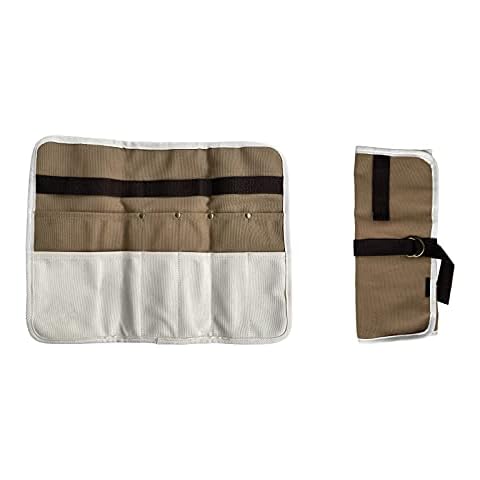 Outdoor Camping Picnic Tableware Storage Bag Portable Storage Hanging Bag Canvas Organizer, Camp Kitchen Cooking Utensil Set Travel Organizer for Backpacking, BBQ, Camping, Hiking, Travel Cover