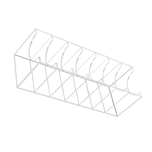 Zanthicia Contenedor de cinturón transparente, soporte de almacenamiento, cinturones, compartimento acrílico limpio y ordenado, caja almacenamiento, organizador cinturón acrílico