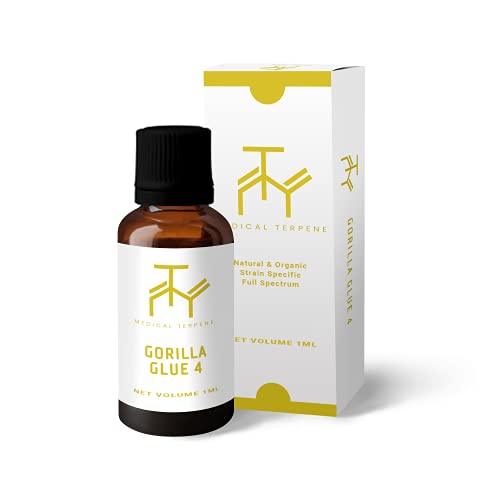 Medical Terpenes 100% Pure Gorilla Glue Profiles with Pungent and Sweet Flavor for Aromatic Experience, 1ml