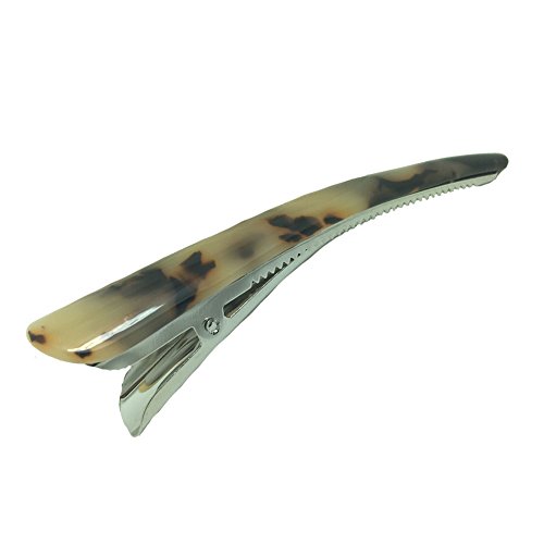 Meilliwish Leopard Wedding Women Girls Alligator Clip Hairpin 1 PCS(A78)(Beige)