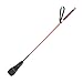 Hamwesh Leather Riding Whip, 26.8inch Riding Crop Horse Whip with Rubber Wrist Strap Palm, Non Slip Horse Dressage Crop Equestrian Equipment for Equestrian Sports (Red)