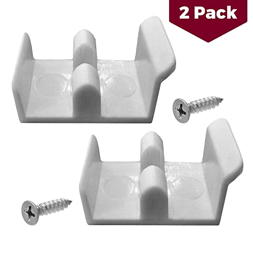 1-5/8" Jamb Guide For Glass Shower Door Used For Side Or Bottom Replacement (Pack Of 2). Please Note That It Will Not Fit All Rail-Rollers-Door, Please Refer Images 3 And 4 For Dimensions #TOP1