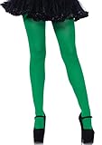 Leg Avenue womens Nylon Tights Hosiery, Kelly Green, 1X US