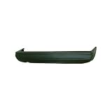 1634432 Parachoques trasero negro compatible con Ford Escort 1986-1990