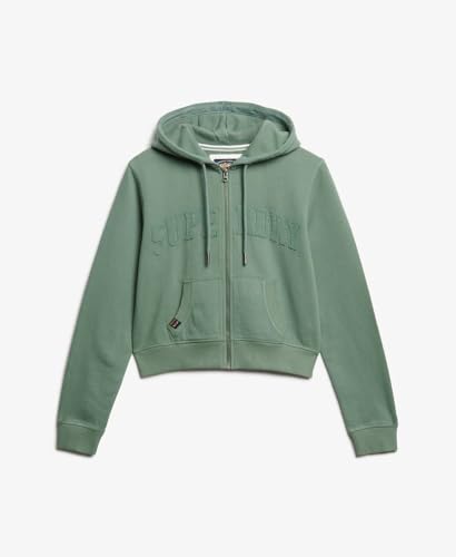 Sweatshirt à capuche crop zippé femme Superdry Athletic Essentials - vue 8