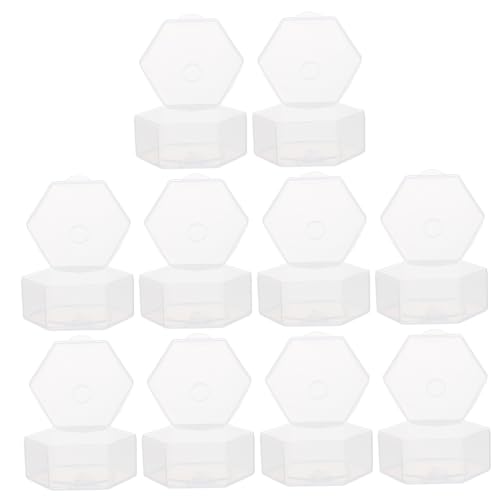 Kisangel 10 Cajas De Almacenamiento Para Chupetes Organizador Para Recién Nacidos Transparente De Polipropileno