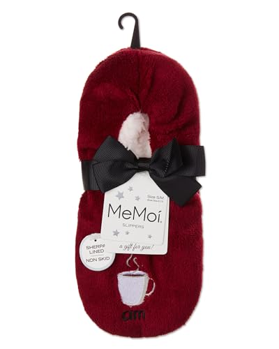 MeMoi Women's Morning Brew/Night Cap Sherpa Lined Slippers3