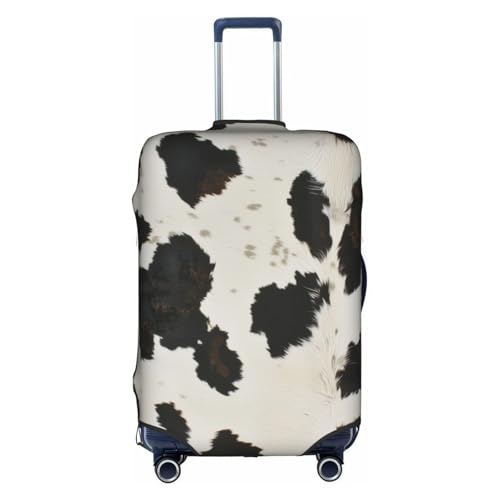 white cow Elastic Travel Luggage Cover Travel Suitcase Protective Cover