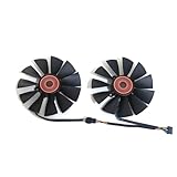 gtx 780 ti vs gtx 1060 game debate Courant:0,55AMP QKFTCSDW 2FAN FD10015H12S 95MM 5PIN 0.55A Ventilateur de Refroidissement de Carte vidéo Compatible avec GTX 980TI, GTX 980, GTX 970, GTX 780TI, GTX 780, R9 380, 282(Fan-C)