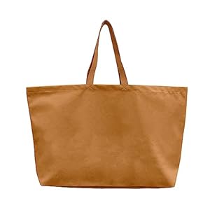 Large Canvas Tote Bag-Extra Big Shopping Beach Totes Bags Reusable Largest Grocery Plain Solid Bag 28″x8″x16″