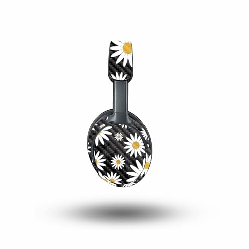 Image of MightySkins Carbon Fiber Skin Compatible with Bose QuietComfort Ultra - Daisies | Protective, Durable Textured Carbon Fiber Finish | Easy to Apply, Remove, and Change Styles