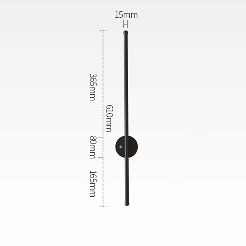 Lampada da parete con sensore di movimento, interruttore touch, design magnetico, lunga lampada a LED per illuminazione da parete decorativa per interni, ad alta efficienza energetica per soggiorno
