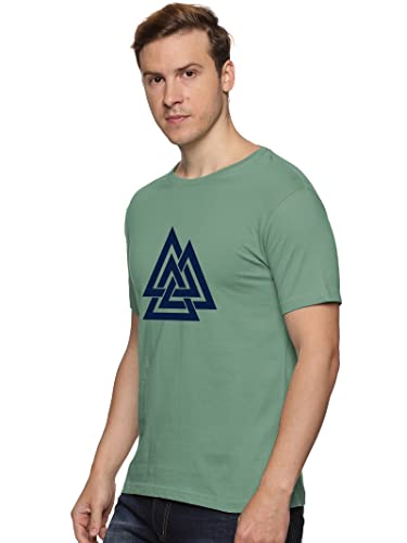 Image of ADRO Men's 100% Cotton Regular Fit T-Shirt