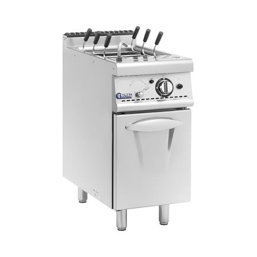 Royal Catering Cuece pasta de gas 2 x 4 kW propano / GLP / gas natural 40 x 73 cm serie Pro 730 g Hervidor de pasta Cuece pastas Cuecepastas Cuecepasta