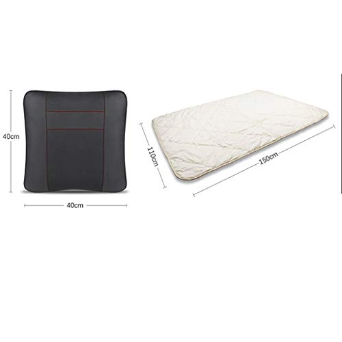Couverture de couchage voiture pliante sous forme de coussin de dos auto